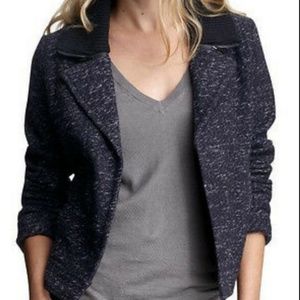 GAP Blue marbled wool jacket.